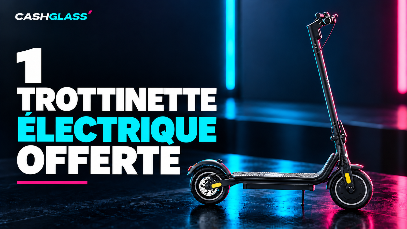 Trottinette électrique offerte